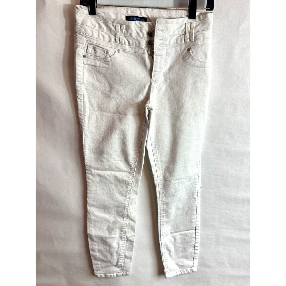 Blue Spice White Jeans Size 7 Juniors